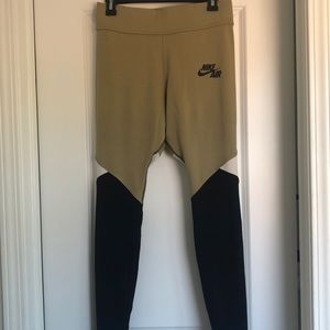 Nike Leggings Tri Color (Tan, White and Black)